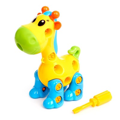 Конструктор винтовой «Жирафик», 16 деталей