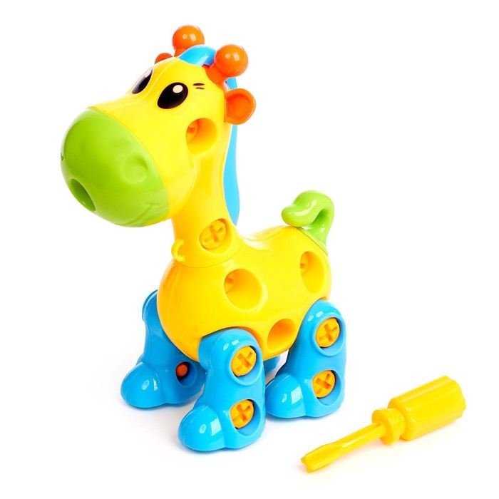 Конструктор винтовой «Жирафик», 16 деталей - Фото 1