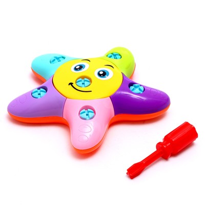 Конструктор винтовой «Звездочка», 14 деталей