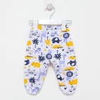 Ползунки детские цвет белый/животные, рост 74 см - Фото 3