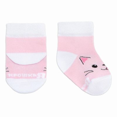 Носки детские Крошка Я «Кошечка», набор 2 пары, 10-12 см