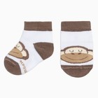 Набор носков Крошка Я "Monkey", 2 пары, 6-8 см - Фото 3