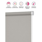 Рулонная штора Decofest «Апилера» Decofest «Мини», 40x160 см, цвет серый - Фото 3