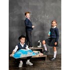 Кардиган для мальчика School, рост 128 см, цвет серый - Фото 6