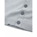 Кардиган для мальчика School, рост 140 см, цвет серый - Фото 10