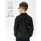 Жакет для мальчика School, рост 128-134 см, цвет черный - Фото 4