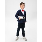 Жакет для мальчика School, рост 128-134 см, цвет синий - Фото 5