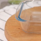 Форма для запекания и выпечки из жаропрочного стекла прямоугольная Доляна «Фуэго», 1,6 л, 29,4×17,5×5 см - Фото 5