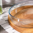 Набор форм для запекания и выпечки Доляна «Фуэго», 1.5/3 л, 2 шт., жаропрочное стекло - Фото 3