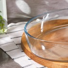 Формы для запекания и выпечки Доляна «Фуэго», 1,5/2,1/3 л, набор 3 шт, жаропрочное стекло - Фото 3