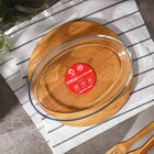 Формы для запекания и выпечки Доляна «Фуэго», 1,5/2,1/3 л, набор 3 шт, жаропрочное стекло - Фото 5