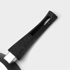 Сковорода Magistro Dark, d=26 см, съёмная ручка soft-touch, антипригарное покрытие, индукция, кованый алюминий, чёрная - Фото 5