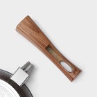 Сковорода Magistro Granit, d=20 см, съёмная ручка soft-touch, антипригарное покрытие, индукция, кованый алюминий, чёрная - Фото 7