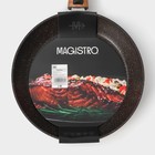 Сковорода кованая Magistro Granit, d=26 см, съёмная ручка soft-touch, антипригарное покрытие, индукция - Фото 11