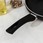 Сковорода Доляна Basic, d=20 см, пластиковая ручка, антипригарное покрытие, индукция, чёрная - Фото 5