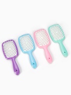 Расчёска массажная, широкая, продуваемая, 8.3×20(±1) см, МИКС - Фото 4