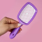 Расчёска массажная, широкая, продуваемая, 8.3×20(±1) см, МИКС - Фото 10