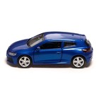 Машина металлическая VOLKSWAGEN SCIROCCO R1, 1:38, инерция, открываются двери, цвет синий - Фото 2