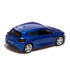 Машина металлическая VOLKSWAGEN SCIROCCO R1, 1:38, инерция, открываются двери, цвет синий - Фото 3