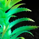 Растение искусственное аквариумное, светящееся, 20 см, зелёное - Фото 2