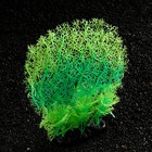 Растение искусственное аквариумное, светящееся, 23 см, зелёное - Фото 3