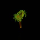 Растение искусственное аквариумное "Пальма", светящееся, 10 см, красное - Фото 4