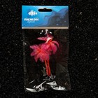 Растение искусственное аквариумное "Пальма", светящееся, 10 см, красное - Фото 5