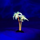 Растение для аквариума и террариума «Пальма», светящееся, 10 см, красное - Фото 5