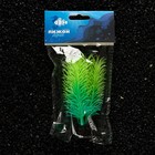 Растение искусственное аквариумное, светящееся, 10 см, зелёное - фото 6592402