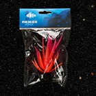 Растение искусственное аквариумное, светящееся, 10 см, красное - фото 6592427
