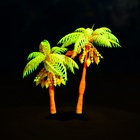 Растение для аквариума и террариума «Пальма», светящееся, 14 см, красное - Фото 6