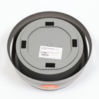 Миска-непроливайка для животных, с дополнительной вставкой от расплёскивания, 19×8 см, серая 7429320