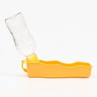 Автопоилка прогулочная с фигурной бутылочкой, 250 мл, жёлтая - Фото 4