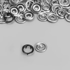 Кнопка рубашечная, открытая, d=9.5 мм, чёрная - Фото 3