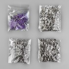 Кнопка рубашечная, открытая, d=9.5 мм, фиолетовая - Фото 5