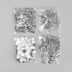 Кнопка рубашечная, закрытая, d=9.5 мм, белая - Фото 5