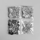 Кнопка рубашечная, закрытая, d=9.5 мм, чёрная - Фото 5