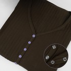 Кнопка рубашечная, закрытая, d = 9,5 мм, цвет фиолетовый - Фото 3