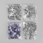 Кнопка рубашечная, закрытая, d = 9,5 мм, цвет фиолетовый - Фото 4