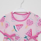 Платье для девочки, цвет розовый/арбуз, рост 92 7837750