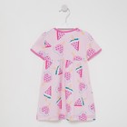 Платье для девочки, цвет розовый/арбуз, рост 92 7837750