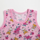 Комплект (майка,трусы), цвет детский, цвет розовый/лисички, рост 74 - фото 50733916