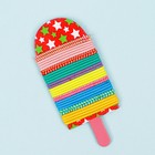 Мелки для волос 6 цветов в наборе, с резинками для волос - фото 21574314