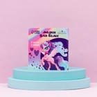 Мелки для волос 6 цветов в наборе, с резинками для волос и блеском для губ - фото 24118163