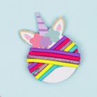 Мелки для волос 6 цветов в наборе, с резинками для волос и блеском для губ - фото 24118166