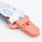 Держатель для соски - пустышки Крошка Я «Мишки», на ленте - Фото 4