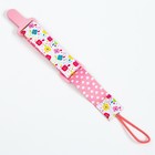 Держатель для соски - пустышки Крошка Я «Цветы», на ленте - Фото 8