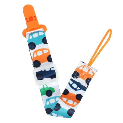 Держатель для соски - пустышки M&B «Машинки», на ленте