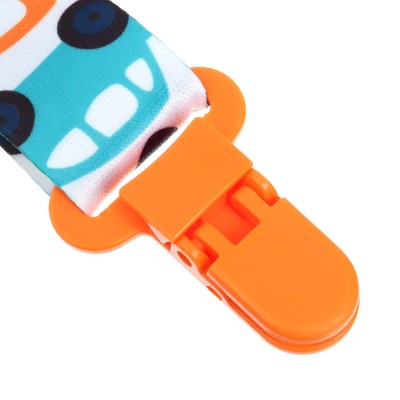 Держатель для соски - пустышки M&B «Машинки», на ленте