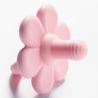 Соска - пустышка цельносиликоновая классическая Крошка Я «Цветочек», от 0 мес., розовый - фото 25463204